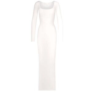 New (NWOT) SKIMS Soft Lounge Long Sleeve Maxi Dress in Marble Size Medium